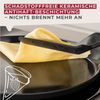 FACKELMANN Crepepfanne 25cm Statement – Keramik beschichtete flache Pfanne - Recyceltes Aluminium mit Antihaft-Beschichtung – Für alle Herdarten inklusive Induktion, 3 Jahre Garantie, PFAS-frei Bild 4