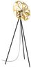 Eglo 43809 Stehleuchte CASTANUELO Stahl schwarz, gold E27 1X40W L:50cm B:27cm H:152cm mit Fußtrittschalter Bild 2
