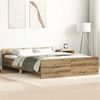 vidaXL Bettgestell ohne Matratze Artisan-Eiche 120x200cm Holzwerkstoff 3328733 Bild 1