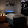 vidaXL Boxspringbett mit Matratze Blau 120x200 cm Stoff 3288946 Bild 5