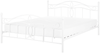 Metallbett weiß Lattenrost 160x200 cm ANTLIA Bild 1
