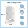 ZMH Deckenstrahler 1 Flammig Sunset Lampe Weiß - Flurlampe LED Deckenspots Schwenkbar 350° Deckenlampe Modern Schlafzimmer Innen für Wohnzimmer Treppenhaus Kinderzimmer Flur Esstisch Bild 4