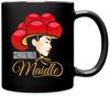 Spreadshirt Tasse Schwarzwald Maidle Bollenhut Ledig Tasse Einfarbig, Keramik Bild 1