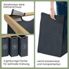 Bellamio 'Newa' Wäschesammler aus Bambus, dunkelgrau, inkl. 3 Wäschesäcke je 50 Liter aus Oxford-Gewebe, ausziehbar, Wäschekorb mit Ablagefläche Bild 5