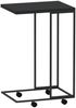 vidaXL Beistelltisch mit Rollen Schwarz 40x30x63,5 cm Holzwerkstoff 343097 Bild 5