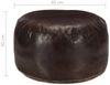 vidaXL Pouf Dunkelbraun 60 x 30 cm Echtes Ziegenleder 248139 Bild 2