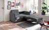 Schlafsofa >Mariya< Liegefläche 120 x 198 cm, Bezug anthrazit - 147x87cm (BxT) Bild 4