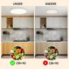 JDONG LED Deckenleuchte 36W Rund Flach Rosa/Grau/Blau Deckenlampe Durchmesser 40cm, 3000LM Kinderzimmerlamp, 3000K Warmweiß Modern Schlicht Lampe Dünn, für Schlafzimmer Flur Küche Wohnzimmer Balkon Keller Bild 3