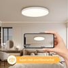 JDONG LED Deckenleuchte 36W Rund Flach Rosa/Grau/Blau Deckenlampe Durchmesser 40cm, 3000LM Kinderzimmerlamp, 3000K Warmweiß Modern Schlicht Lampe Dünn, für Schlafzimmer Flur Küche Wohnzimmer Balkon Keller Bild 2
