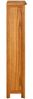 vidaXL Bücherregal 4 Fächer 70x22x110 cm Massivholz Eiche 331735 Bild 3