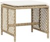 vidaXL 13-tlg. Garten-Essgruppe mit Kissen Beige Poly Rattan 3210802 Bild 5