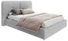 FDM Polsterbett Bettrahmen Bettgestell 90x200, 120x200, 140x200, 160x200, 180x200cm (MADE IN EU - mit hochwertigem Velours Bezug, Bettrahmen, Bett, Optional mit Matratze bestellbar, mit großen gepolsterten Kopfteil), Metallrahmen mit Lattenrost, hydrau... Bild 4