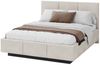 FDM Polsterbett 90x200, 120x200, 140x200, 160x200, 180x200cm Stauraumbett Bettgestell (MADE IN EU - mit hochwertigem Velours Bezug Trinity, Bettrahmen, Bett, Optional mit Matratze bestellbar, mit großen gepolsterten Kopfteil, mit Bettkasten zum aufklap... Bild 3