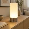 RGB LED Tischleuchte, Außen, Touchdimmer, Akku, IP44, H 19 cm Bild 5