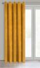 Eurofirany 'VILLA' Vorhang, Samtvorhänge, Velours Blickdicht, Senfgelb, 10 ÖSEN, H250 x B140 cm (1er Pack) Bild 4