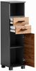 Schildmeyer Palermo Highboard 157644, Anthrazit/Artisan Eiche Dekor, 30,3 x 32,6 x 110,5 cm Bild 2