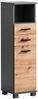 Schildmeyer Palermo Highboard 157644, Anthrazit/Artisan Eiche Dekor, 30,3 x 32,6 x 110,5 cm Bild 4