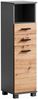 Schildmeyer Palermo Highboard 157644, Anthrazit/Artisan Eiche Dekor, 30,3 x 32,6 x 110,5 cm Bild 5