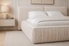 MOEBLO Polsterbett 08 (aus edlem Samt (Riviera Velours) – Modernes Designer-Doppelbett mit weich gepolstertem Kopfteil, stabilem Metall-Holz-Rahmen und großem Bettkasten mit Gaslift – Komfortables Stauraumbett für stilvolle Schlafzimmer), (BxHxT): 207 ... Bild 3