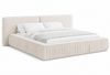 MOEBLO Polsterbett 08 (aus edlem Samt (Riviera Velours) – Modernes Designer-Doppelbett mit weich gepolstertem Kopfteil, stabilem Metall-Holz-Rahmen und großem Bettkasten mit Gaslift – Komfortables Stauraumbett für stilvolle Schlafzimmer), (BxHxT): 207 ... Bild 4