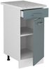 Küchenunterschrank R-Line Blau-Grau 40 cm , AP Marmor Vicco Bild 4