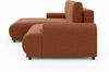 Ecksofa Lounge Schlaffunktion Bettkasten moderne L-Couch Ecke Links Terracotta Bild 4