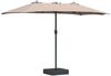 vidaXL Garten-Sonnenschirm Taupe 385 x 209 x 244 cm 42003278 Bild 2