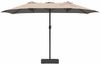 vidaXL Garten-Sonnenschirm Taupe 385 x 209 x 244 cm 42003278 Bild 4