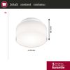 Paulmann 71081 LED Deckenleuchte Maro weiß rund 3000K IP44 Bild 5