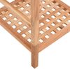 vidaXL Badregal, Massivholz Nussbaum natur, 35,5 x 35,5 x 112,5 cm Bild 5