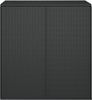vidaXL Garten-Kissenbox PE Rattan 100x49x103,5 cm Schwarz 317223 Bild 3