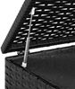 vidaXL Garten-Kissenbox PE Rattan 100x49x103,5 cm Schwarz 317223 Bild 5