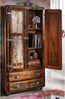 Schrank Altholz 90x38x185 mehrfarbig lackiert FREEZY #39 Bild 4