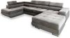 Masseno Ecksofa CASONE mit Schlaffunktion U-Form, Sofa mit Bettkasten Bild 2