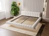 GRAINGOLD Imagine Doppelbett 160x200, mit Kopfteil, Lattenrost, Bouclé-Stoff, Beige Bild 5