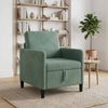 vidaXL Sofa mit Stauraum Meergrün 72 x 78 x 87 cm Polyester 42036888 Bild 3