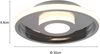 LED Deckenleuchte 2er Set Silber Chrom mit Switch Dimmer IP44, Ø 30cm Bild 4