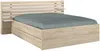 Vente-unique - TENALIA Bett Holz, Platte Beige - B 216,8 cm x H 98,2 cm x L 222,8 cm Bild 3