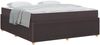 vidaXL Bettrahmen mit Matratze Dunkelbraun 180 x 200 cm Stoff 3398421 Bild 2