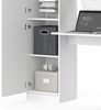 Vicco 'Tessa' Arbeitstisch, Schreibtisch mit Schrank, weiß, 168 x 52 x 122,9 cm Bild 5
