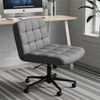 TLGREEN Bürostuhl Drehstuhl ohne Armlehnen,Dick Schreibtischstuhl, Höhenverstellbarer Schneidersitz Drehstuhl für Home Office Bild 5
