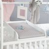 roba Wickelplatte - inkl. Wickelauflage 'roba Style' grau - Zum Aufsetzen auf Baby- & Kinderbetten - Weiß Bild 2