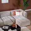 Bronx71 Ecksofa 3-Sitzer Karla Chenille taupe rechts Bild 4