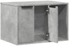 vidaXL Katzenklo Betongrau 60x40x40 cm Holzwerkstoff 857727 Bild 4
