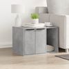 vidaXL Katzenklo Betongrau 60x40x40 cm Holzwerkstoff 857727 Bild 3