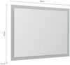 LED Spiegel 80x53 cm mit Touch Bedienung Bild 4