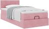 vidaXL Ottoman-Bett mit Matratze Rosa 90x200 cm Samt 3311752 Bild 5