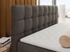 Boxspringbett ALTIVO KING DUO, Doppelbett mit Stauraum Multipocket-Matratze und Topper Bett mit Kopfteil, Fußteil - 120 x 200 cm - Dunkelgrau Velvet - H3 Bild 3