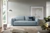 Selsey 'Cutie' Sofa 3-Sitzer mit Schlaffunktion & Stauraum, Easy-Clean Velours, blau Bild 2