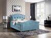 Boxspringbett Bedran Lux, Blau, 140x200 cm Bild 2